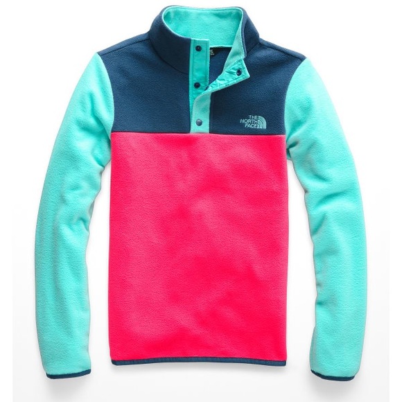 THE NORTH FACE Girls' Glacier 1/4 Snap Fleece Pullover Size XL (18) - Picture 1 of 7